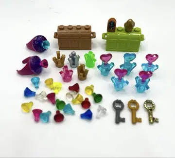 [정품] LEGO 레고 보석 보물 상자 금 열쇠 지폐 황금