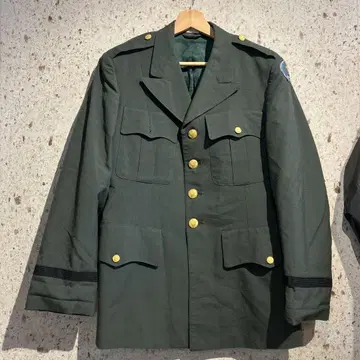 00년대 U.S. MILITARY 자켓 울 폴리에스테르 그린