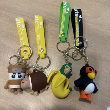 이탈리안 브레인 로트 키링 세트 침팬지니바나니니