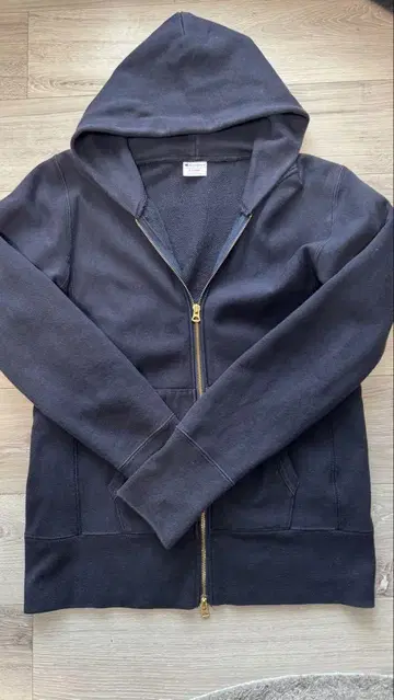 Champion 리버스 위브 네이비