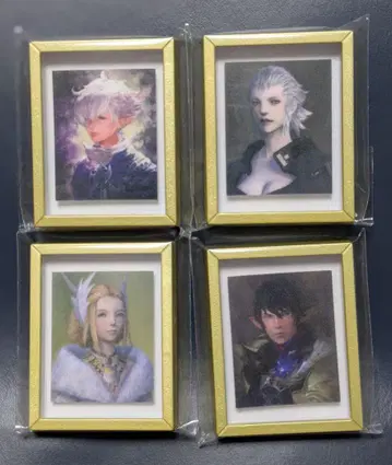FF14 프레임 마그넷 초상화 4점 세트