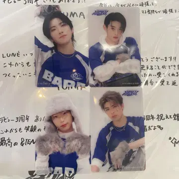 &TEAM DAY YUMA JO HARUA MAKI 4매 세트