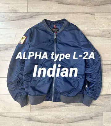 [ 레어 ] ALPHA L-2A 플라이트 자켓 Indian