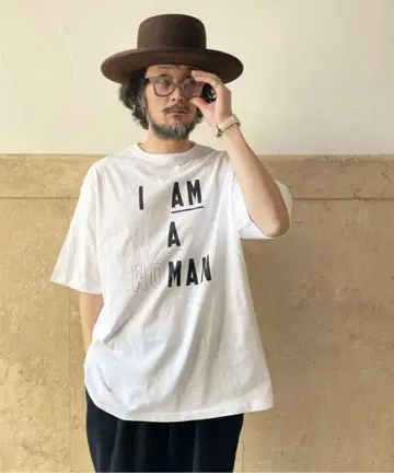 odd numbers I AM A WOMAN Tee T 셔츠 XL 화이트