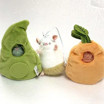 쥐 봉제 인형 & 키구루미 컬렉션 2 숏케이크 세트