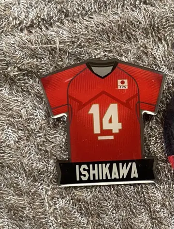 ISHIKAWA 14번 배구 배지