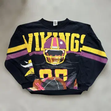 80년대 NFL VIKINGS 크롭 맨투맨