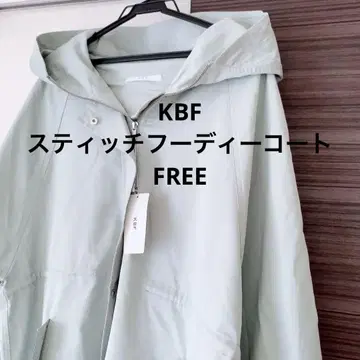 미사용 새상품 KBF 스티치 후디 코트 FREE