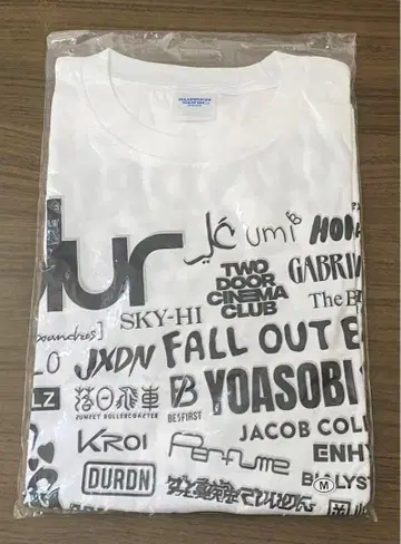 썸머소닉 SUMMER SONIC 아티스트 로고 콜라주 티셔츠