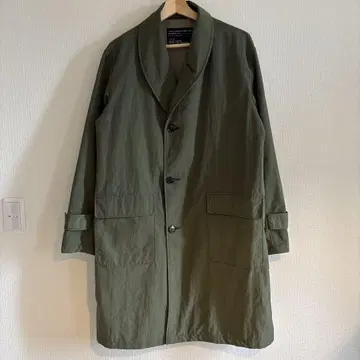 유나이티드 애로우즈 그린 라벨 올리브 스텐카라 코트 그린