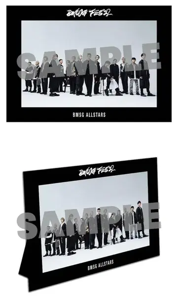 BMSG FES '22 페이퍼 포토 프레임 & 클리어 카드 미개봉 새상품