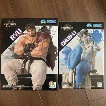 스트리트 파이터 쵸코노세 피규어 류 춘리 세트