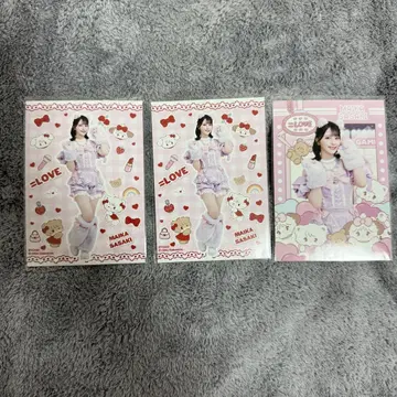 =LOVE mikko 브로마이드 사사키 마이카 세트