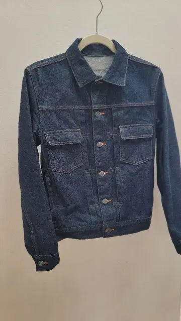 A.P.C. 2nd 타입 셀비지 데님 자켓