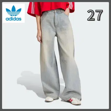 [새상품] adidas 와이드 데님 팬츠 27 JX9210