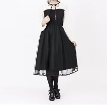 새상품급 axes femme 튤 디자인 원피스