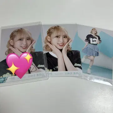 노이미 카와나카고 나츠키미 브로마이드 멤버 컬러 유니폼 T셔츠 친필 요리