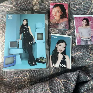 THIS IS FOR 나연 님 세트 5점 트레이딩 카드, 부채 그립 커버