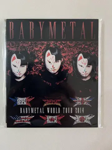 BABYMETAL 퍼스트 앨범 초회 앙코르 프레스반 스티커 자켓
