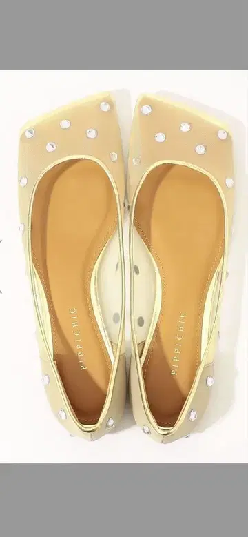 PIPPICHIC 베이지 플랫슈즈