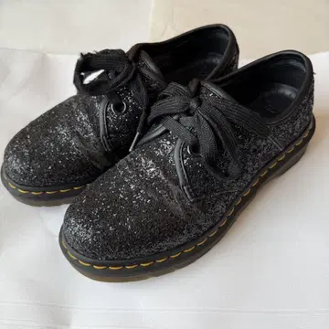 닥터마틴 1461 FARRAH 블랙 글리터 로퍼 24cm