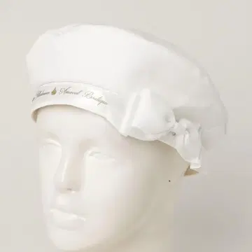 택 포함 새상품 Amavel 리본 포함 베레모 화이트