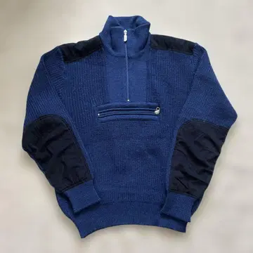 70년대 THE NORTH FACE 브라운 택 하프 지퍼 스웨터