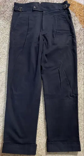 foufou adjust straight pants 네이비 M