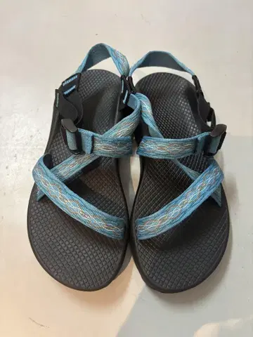 USA 제 CHACO 샌들 Z1 블루 W8 레어 컬러