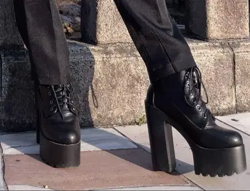 코스프레 통굽 부츠