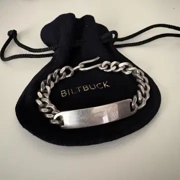 BILTBUCK Lot.691 실버 팔찌 ID 블레스