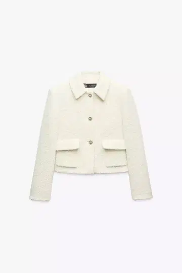 ZARA 부클레 숏 자켓