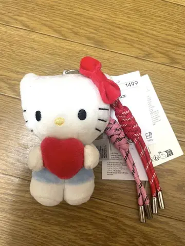 헬로키티 봉제 인형 키링