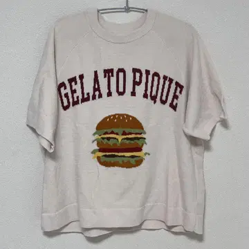 GELATO PIQUE 햄버거 패턴 룸웨어 상하의 세트
