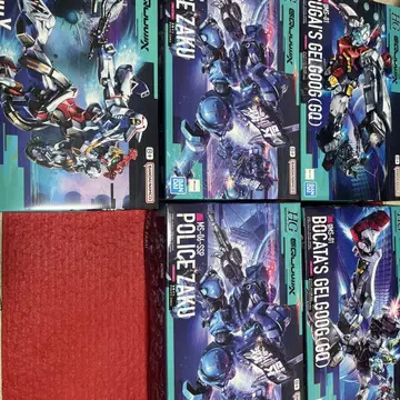 HG 지크 액스 건담 프라모델 5 세트