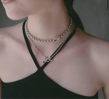 SYKIA & 3way Long Chain Necklace
