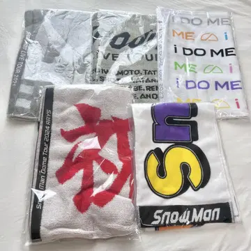 Snow Man 페이스 타월 묶음 판매