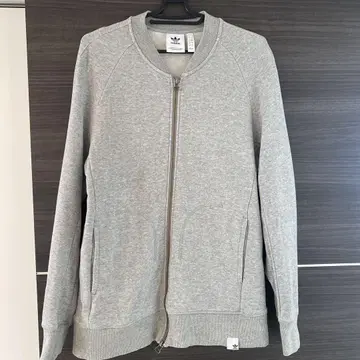adidas 아디다스 맨투맨 원단 자켓 집업 그레이