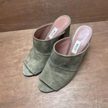 BALLY 발리 샌들 뮬 코르크 밑창