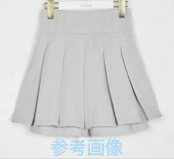 evelyn 에블린 턱 플리츠 SK 스커트 아이스 그레이