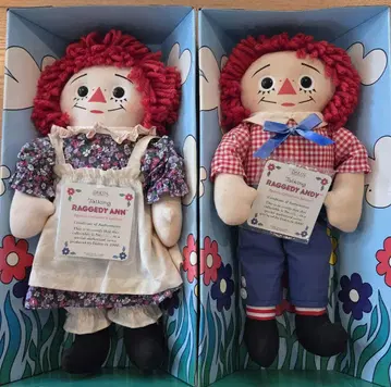 Raggedy Ann & Andy 토킹 인형 2개 세트