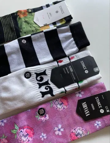 새상품 STANCE 스탠스 삭스 양말 4점 M