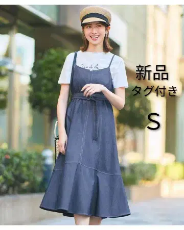 any SiS 라이트 데님 샴브레이 캐미 원피스 새상품
