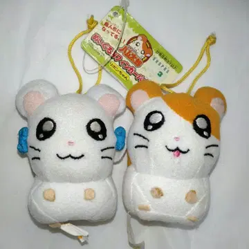 햄타로 리본 봉제 인형 핑거 퍼펫 마스코트