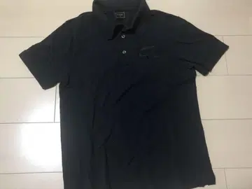 LACOSTE / 라코스테 빅 와니 로고 피케 셔츠 사이즈 3 네이비