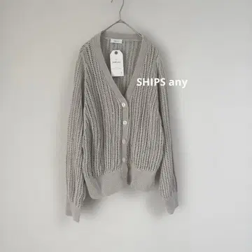 새상품급 SHIPS any 쉽스 린넨 돌먼 가디건 겉옷