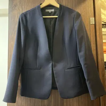 유나이티드 애로우즈 노카라 네이비 자켓