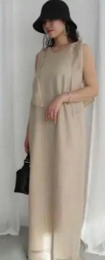 louren 레이스 dress 베이지