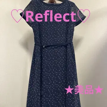 reflect 오프 바디 트위드 체크 원피스 7호 새상품급