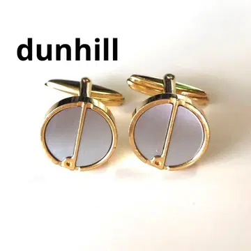 dunhill 던힐 커프링크스 d 로고 골드 x 실버
